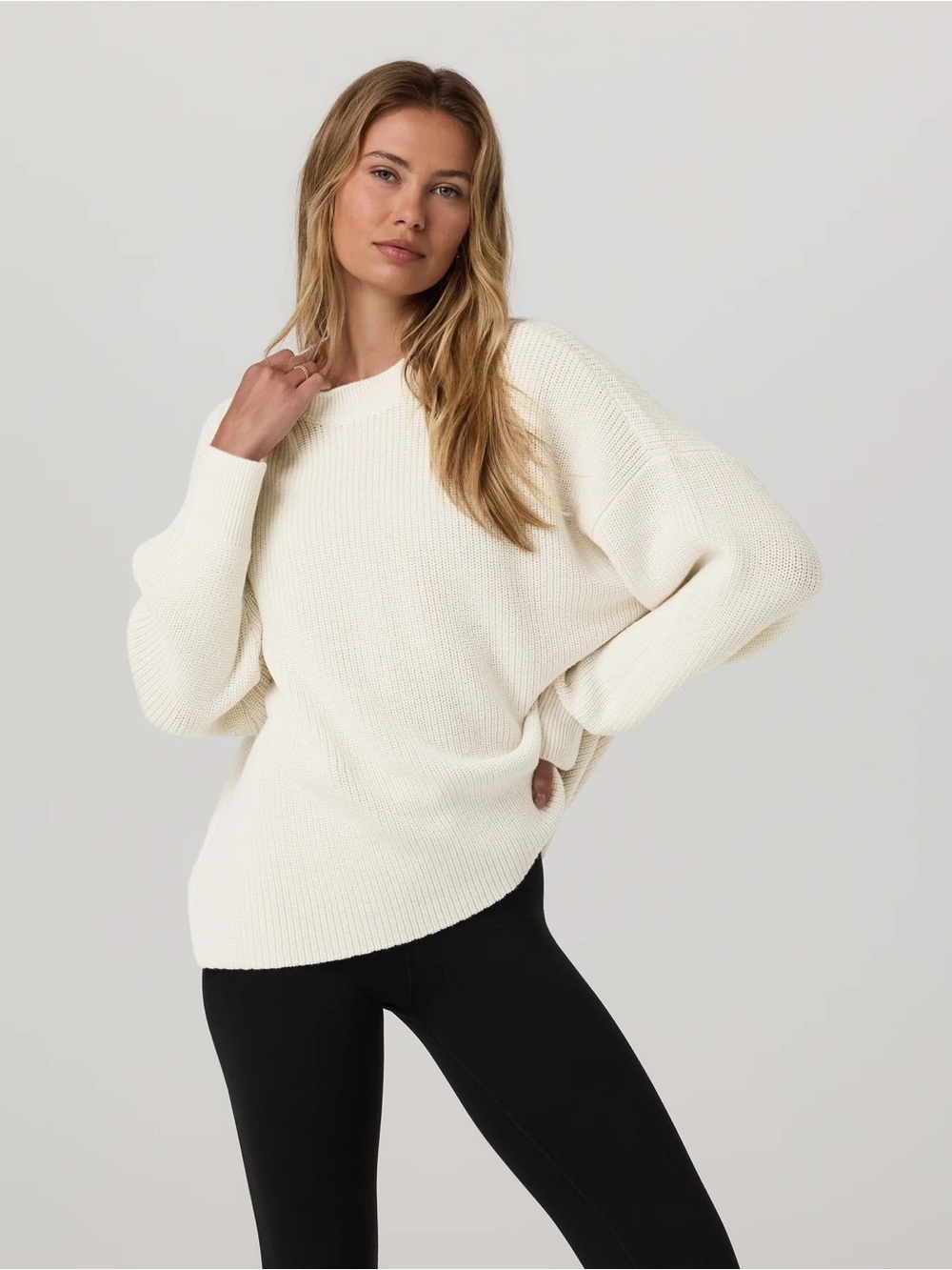 BRAND NEW Vuori Alps Classic Crew Sweater Marshmallow Cream Size XL - Picture 4 of 4